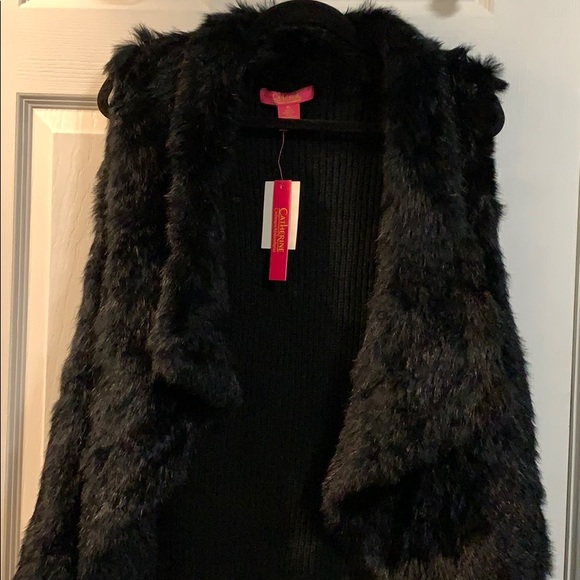 Black Rabbit Fur Vest - Picture 6 of 6
